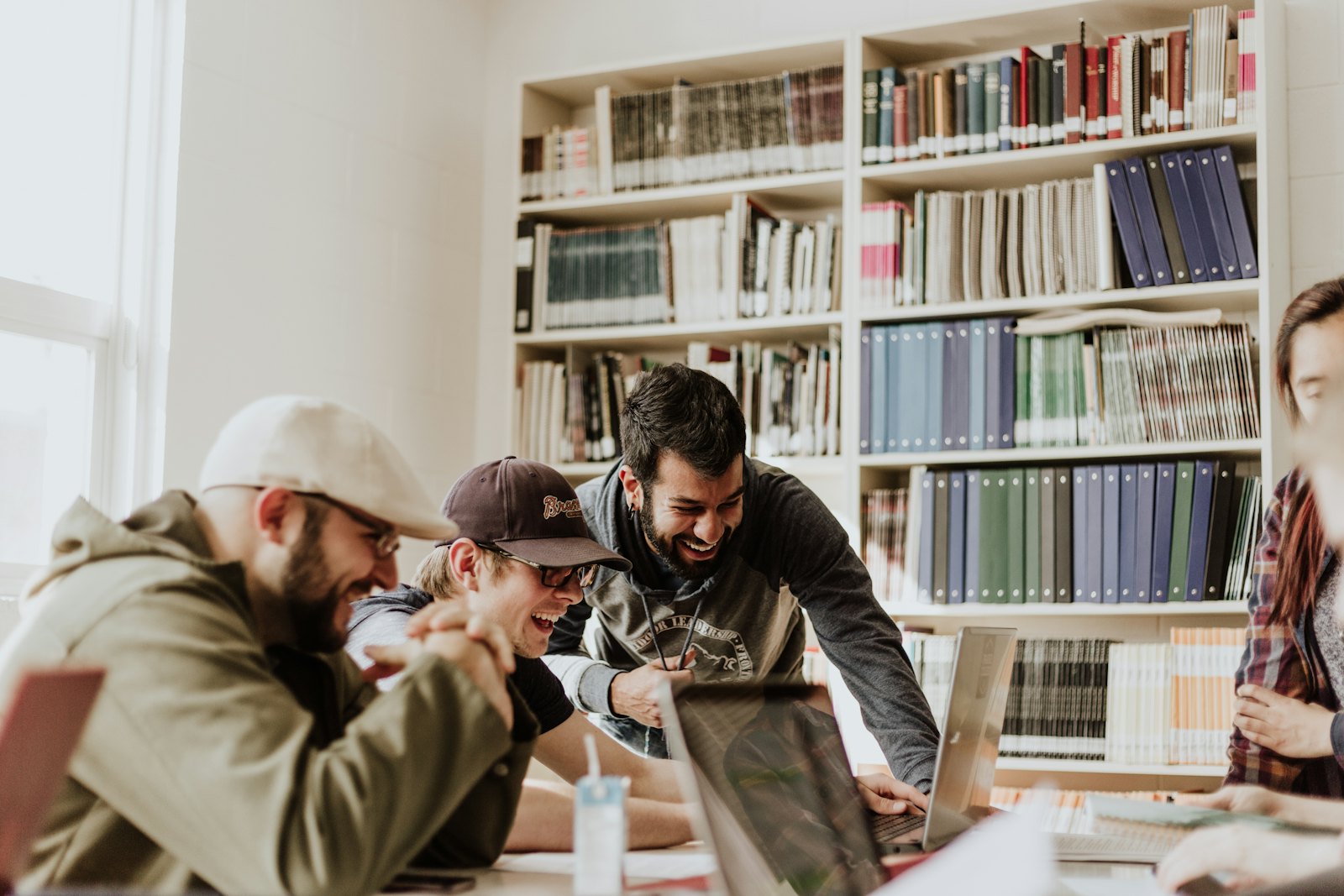 Training centre website design — a modern training room mid-session