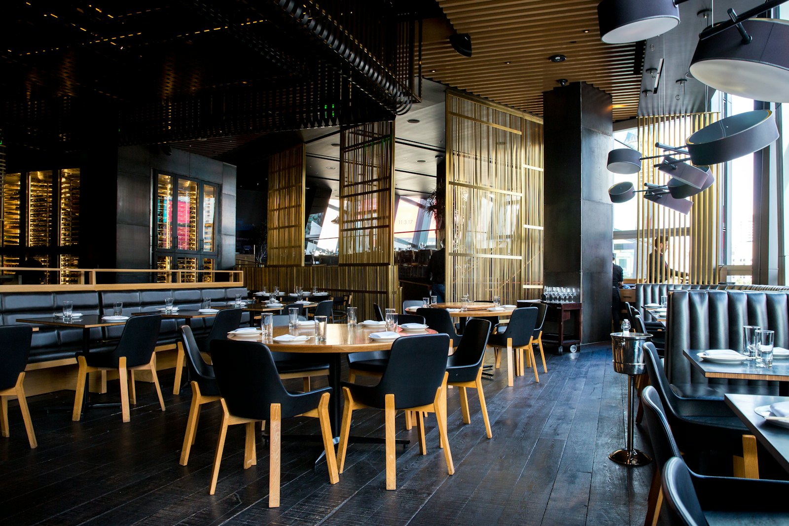 Restaurant website design — a laid table of appetising dishes